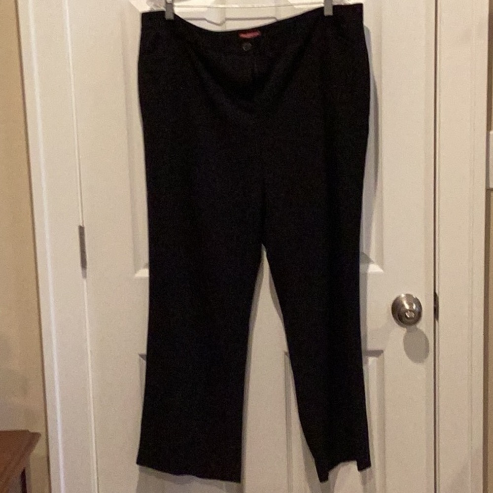 Charter Club Black Straight Leg Pants